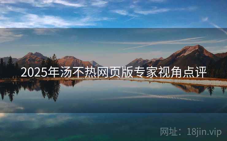 2025年汤不热网页版专家视角点评