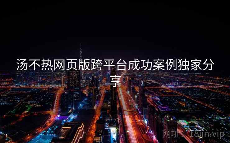 汤不热网页版跨平台成功案例独家分享