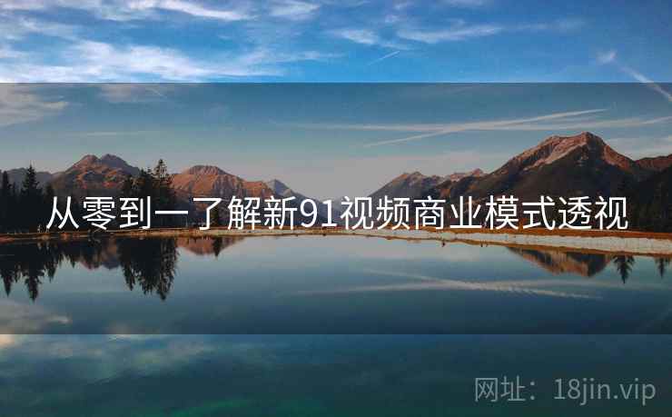 从零到一了解新91视频商业模式透视